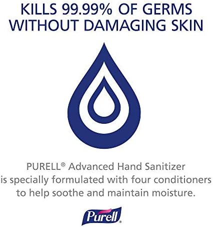 PURELL Advanced Hand Sanitizer Soothing Gel, Fresh Scent, 2 fl oz Travel Size Flip-Cap Bottle (Pack of 6), 3156-04-EC - Image 6