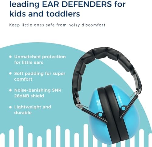 Side profile of Banz kids hearing protection showing low profile design