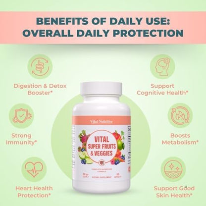 Vital Nutritive capsules for immunity and energy product shot