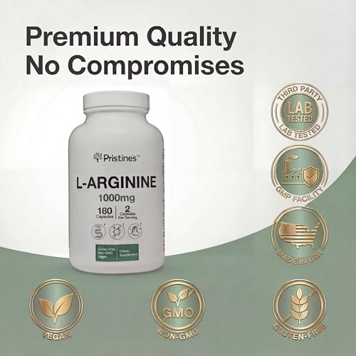 Pristine's L-Arginine supplements for men and women