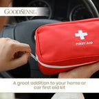 GoodSense first aid antibiotic ointment packaging showing drug facts and active ingredients