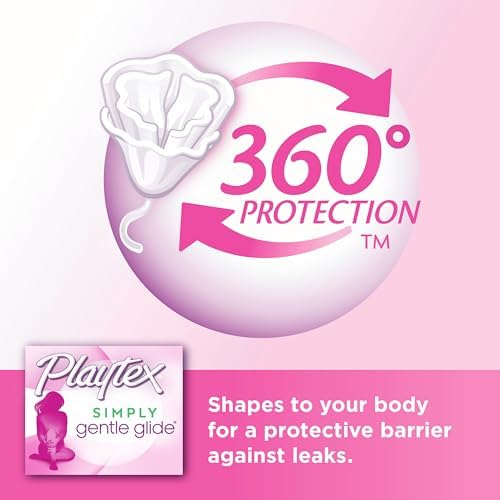 Unscented regular tampons with 360 degree body fit technology