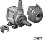Lifestyle application view of Sicce water pump installed in an aquarium setup.