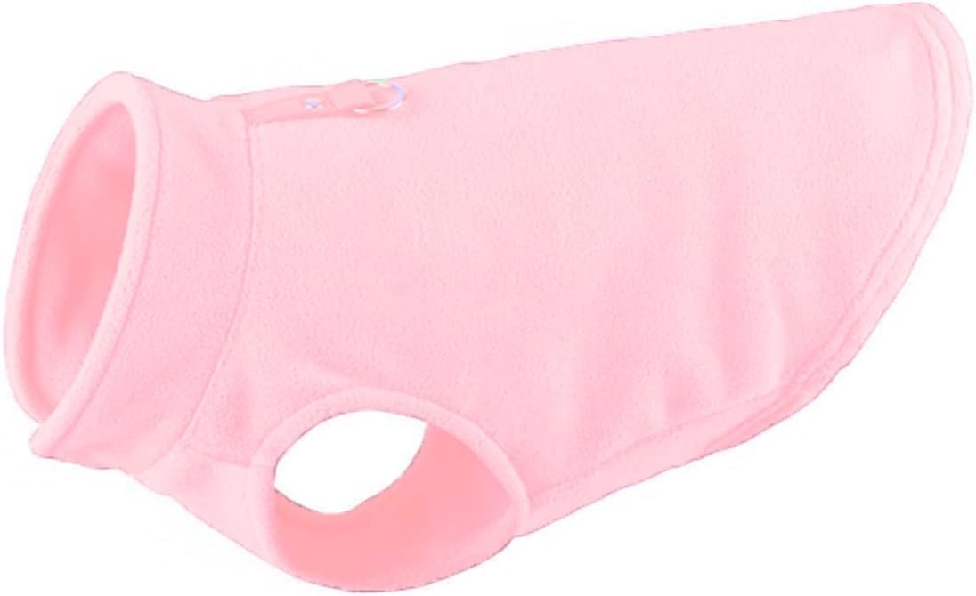 Jacko and Co lightweight cat fleece sweater with built in leash ring