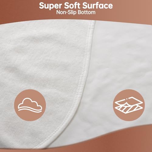 Machine washable peanut changer liner with non-slip design