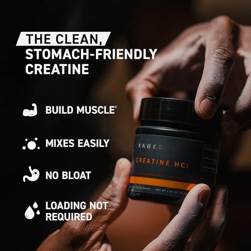 Kaged Creatine HCl nutritional information label