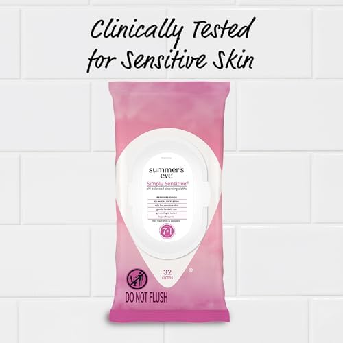Summer's Eve micellar water formula feminine wipes for odor control