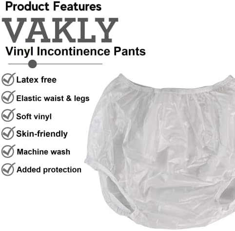 Oversized plastic diaper cover displaying the elastic waistband for adult leak protection
