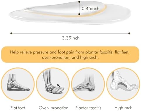 Orthotic gel inserts for plantar fasciitis pain management in India