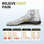 Welnove orthotic inserts for plantar fasciitis with blue gel heel cushioning.