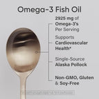 Wild caught Alaska pollock omega 3 liquid supplement serving size information