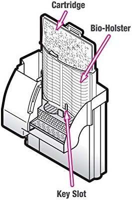 Activated carbon inside aquarium filter cartridge