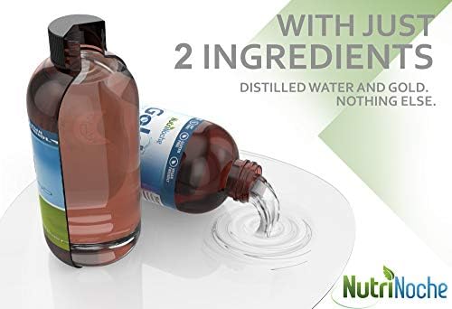 NutriNoche 8 fluid ounce liquid supplement bottle angle view