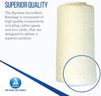 Pack of twelve Dynarex flexible compression wraps arranged in their medical shipping carton.