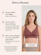 Hatch breastfeeding bra fabric texture close up