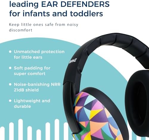 Side profile of Banz toddler earmuffs with soft cushions
