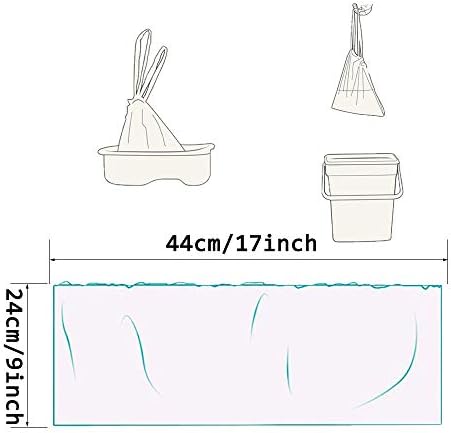 Leakproof baby toilet seat training bags with drawstring closure details