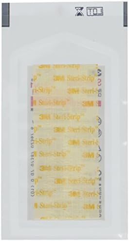 Pack of 30 sterile 3M skin closure strips for non-invasive laceration repair.