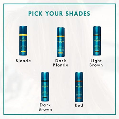 Rita Hazan salon quality root concealer spray packaging illustrating the authentic brand logo.
