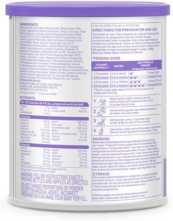 Authentic Bubs Essential powder infant formula secure packaging layout