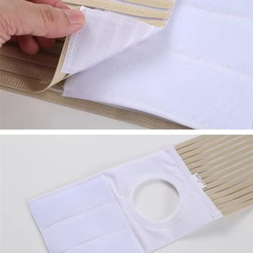 Steawoce medical ostomy belt illustrating the lightweight and skin friendly elastic material texture