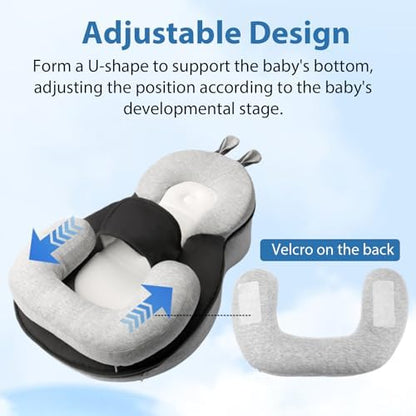 Joehea baby lounger being used for supervised infant tummy time