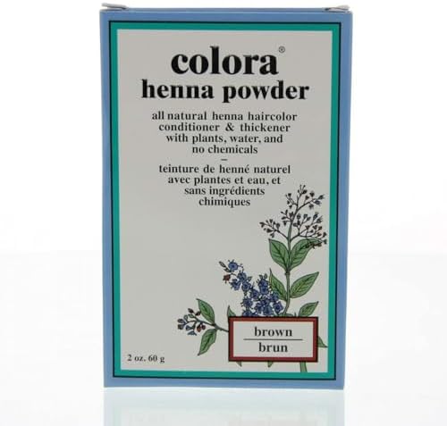 Colora organic botanical henna hair treatment packaging