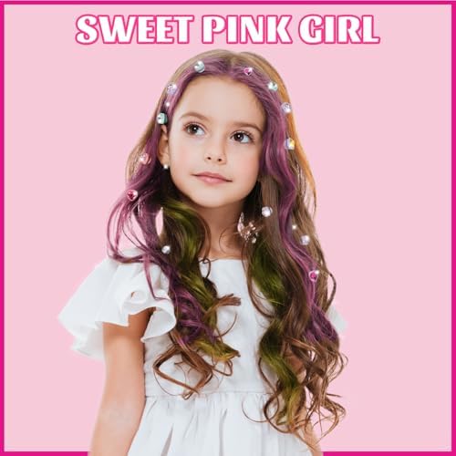 Kidzkube hair styling tool with reusable diamonds and chalk