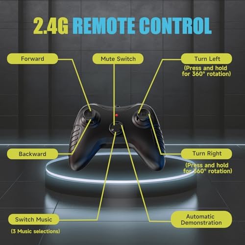 Top view of cxjoigxi electronic battle robots