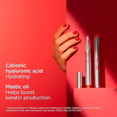 Close up of Isdin Si-Nails serum applicator tip
