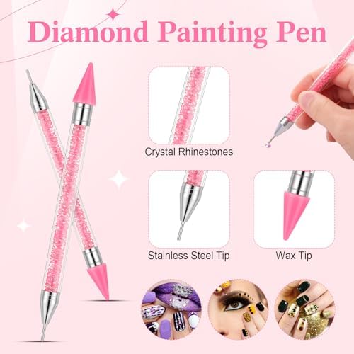 Tatuo diamond art painting pen with replacement wax tips