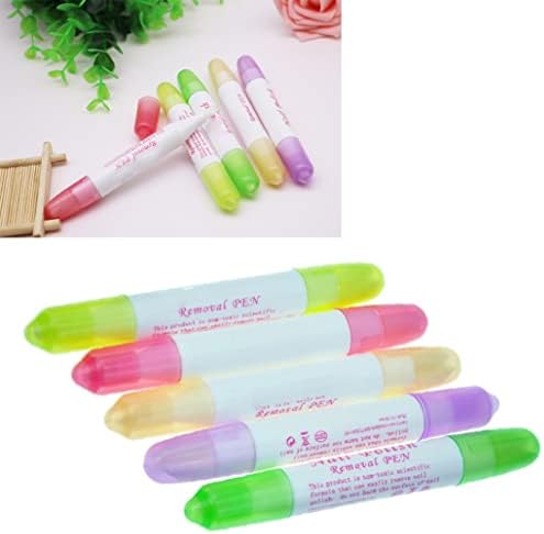Close up of nail polish corrector pen felt tip