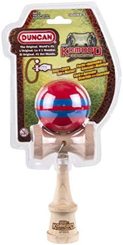 Side view of Duncan Komodo Kendama competition skill toy