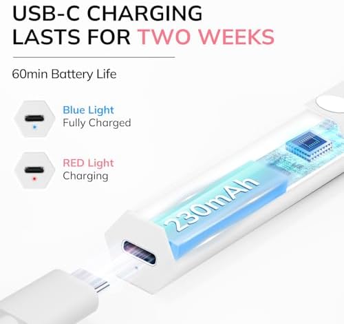 Lavinda rechargeable nail light showing USB charging port