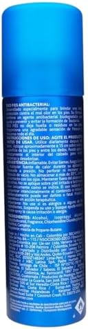 Deo Pies Recamier foot deodorant spray for men showing application nozzle