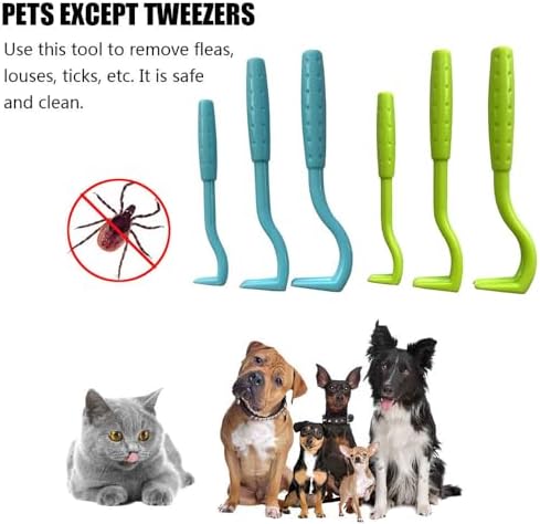 Ugnel tick remover tool being used for cat grooming