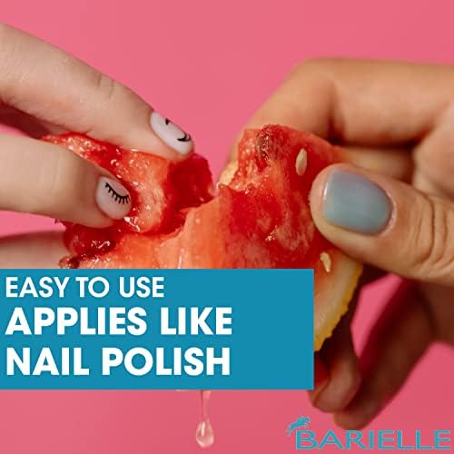 Strengthening nail polish treatment that works to provide assistance with nail flexibility