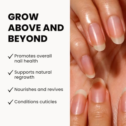 Applying Londontown nail cream to fingernails