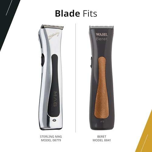 Angle view of Wahl Sterling Mag compatible trimmer blade