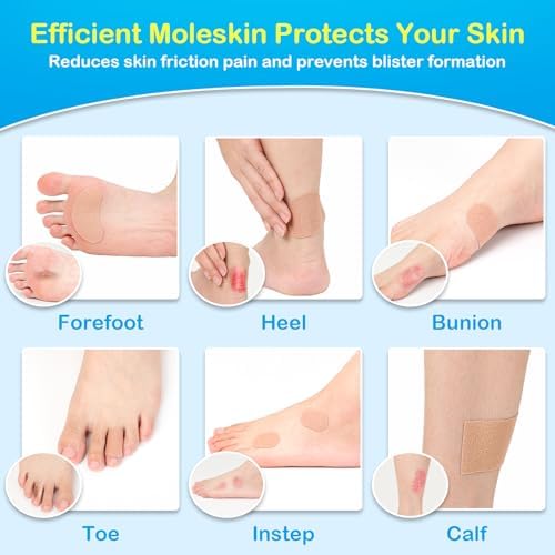 Water-resistant and breathable moleskin adhesive stickers