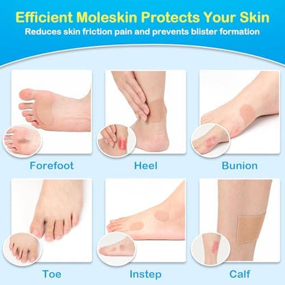 Water-resistant and breathable moleskin adhesive stickers