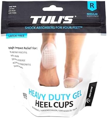 Side profile of Tuli's transparent gel inserts showing multi-cell design.