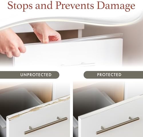 Pack of 4 Cabinet Hero Slimline edge guards for kitchen use