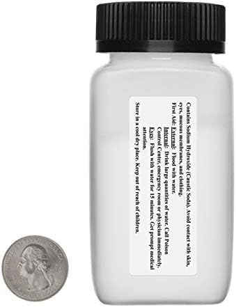 Loudwolf pure caustic soda bottles highlighting safety seals and product origin
