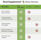 Deal Supplement essential amino acids wellness supplement packaging