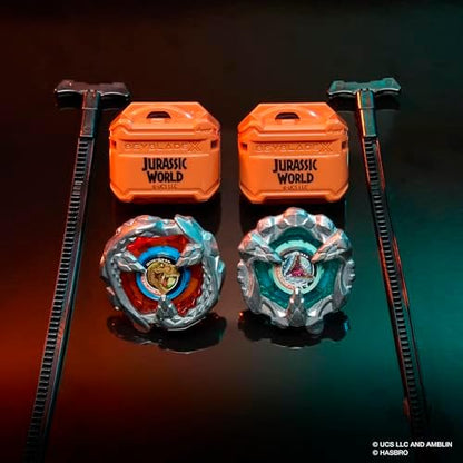 Beyblade X Jurassic World multipack two launchers included