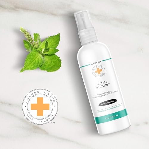 Orange Cross non-toxic lice deterrent for kids and adults eight ounce size