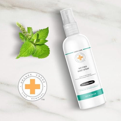 Orange Cross non-toxic lice deterrent for kids and adults eight ounce size