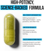 OroLine Nutrition 120 count supplement bottle back panel