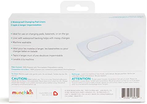 Munchkin baby care changing pad liners ready for nursery use